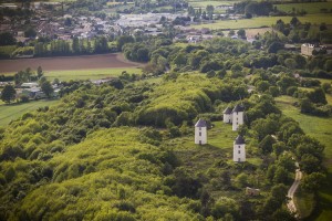 Peexio Photographie aérienne de moulins (Mouilleron en Pareds - Vendée)